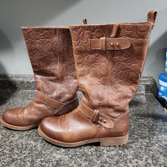 Brand New Coach Riding Boots 7.5 - Picture 3 of 8